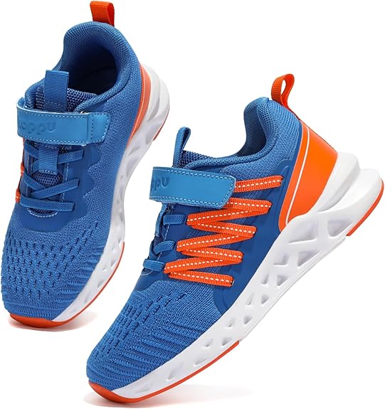 KOPPU Kids Non‑Slip Tennis Shoes (Blue)